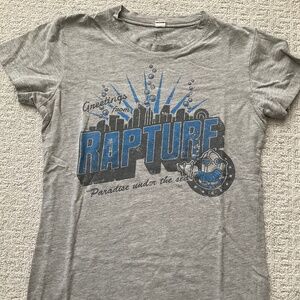 Bioshock Rapture Heather Grey Tee Size Small
